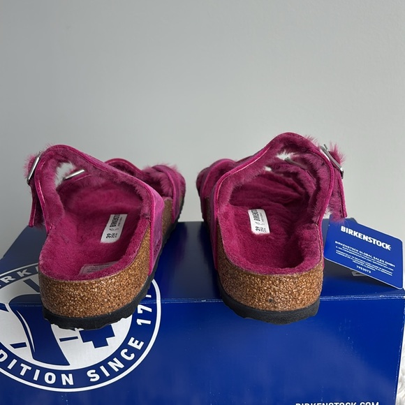 Birkenstock Mayari Genuine Shearling Sandals - Picture 9 of 15